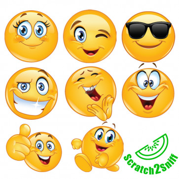 Smelly Stickers | Kool Smiles Emoji Smelly Stickers - Emoji Design ...