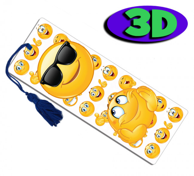 3d bookmarks kool smiles emoji bookmark for party bags class gifts free delivery