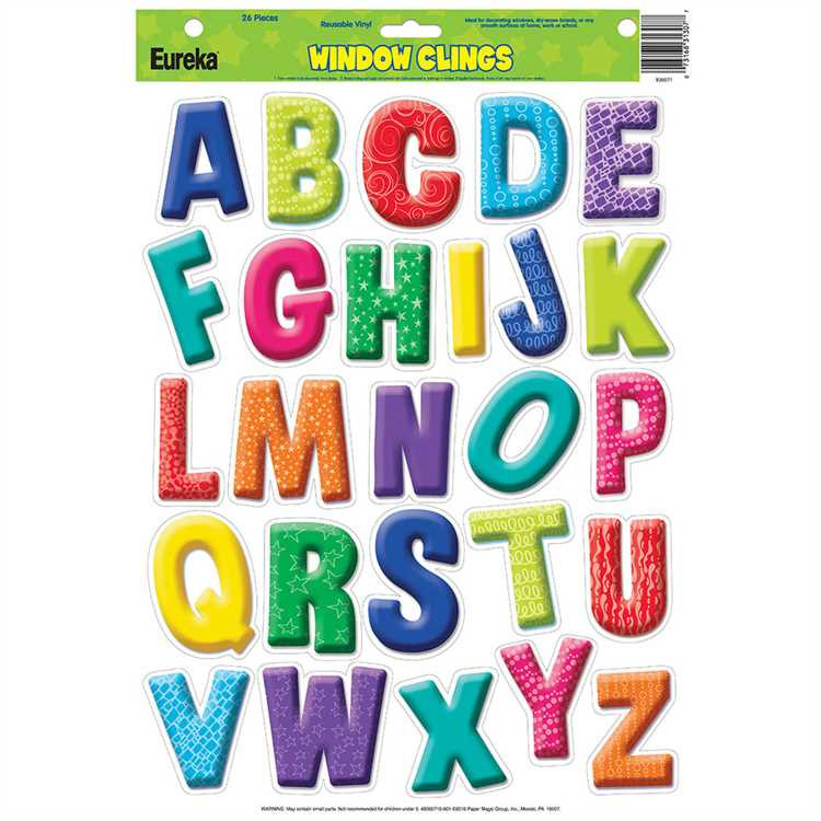 Classroom Display | Alphabet / Letters Window Clings. Free ...