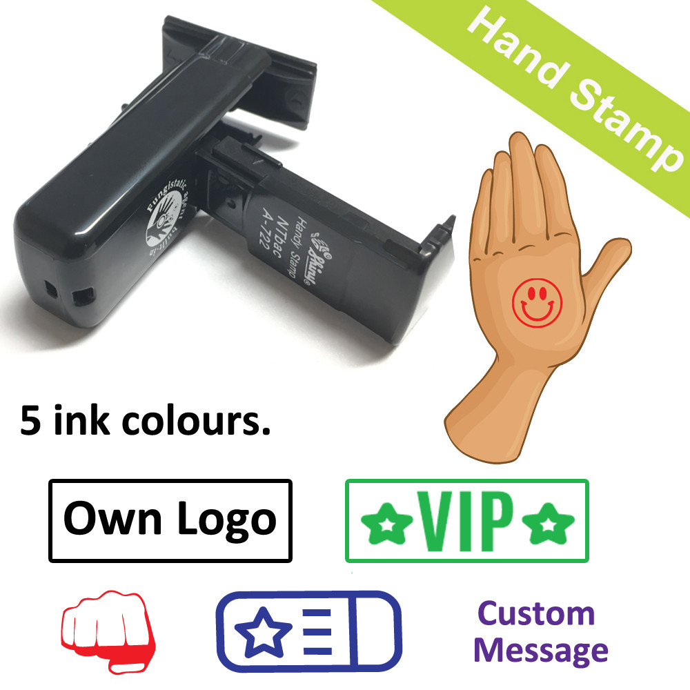 Hand Stamps  Dermatologically Tested, Skin Safe Hand Stamps for