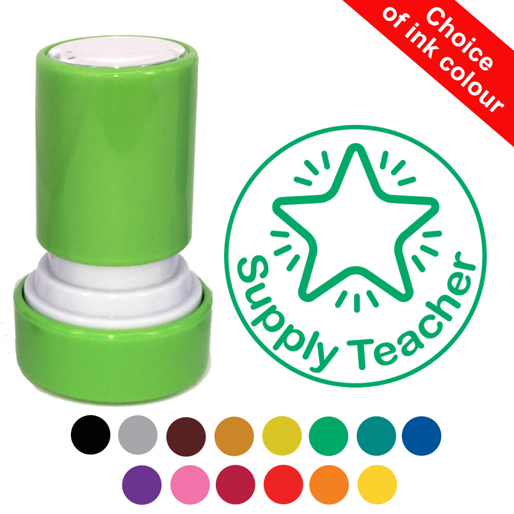 Teacher Stamp Supply Teacher Self Inking Free Delivery