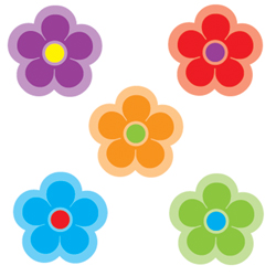 New mini reward stickers-Summer Flowers design