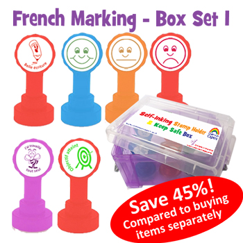 French Marking Self-inking Teacher Set 1