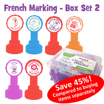 French Marking Self-inking Teacher Set 2