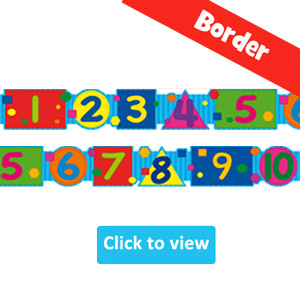 Maths Borders for Classroom Displays