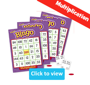 Class size Multiplication Bingo