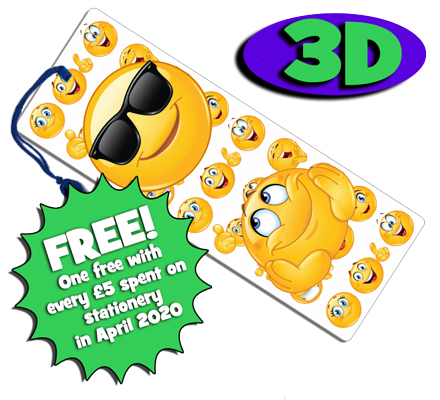 Free Emoji Bookmark in April