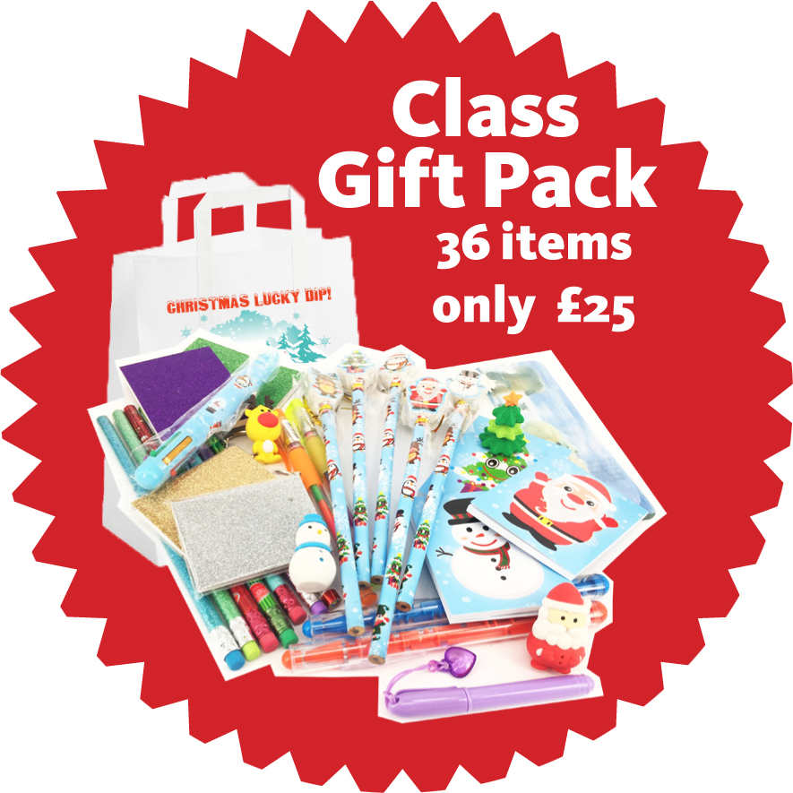 Christmas Lucky Dip Class Gifts Bag for Teachers