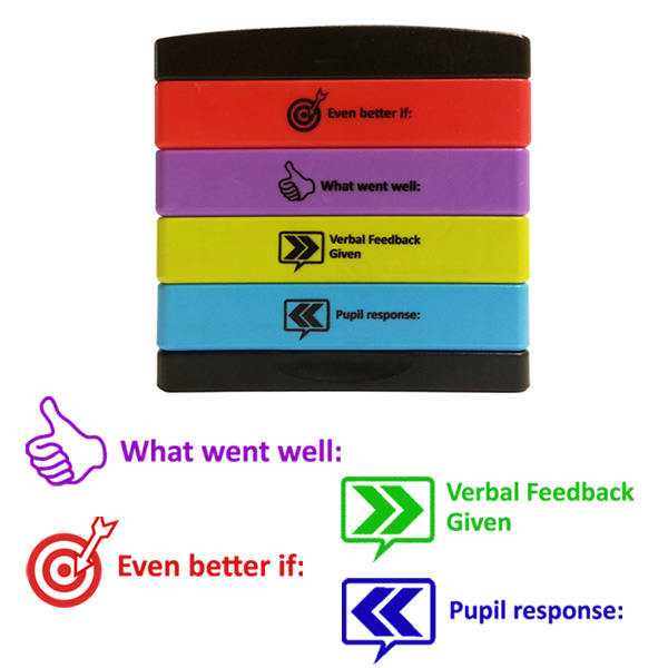 Teacher Assessment & Feedback Self-Inking Multi-Stamp