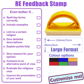 Religious Education Feedback Teacher Marking Stamp