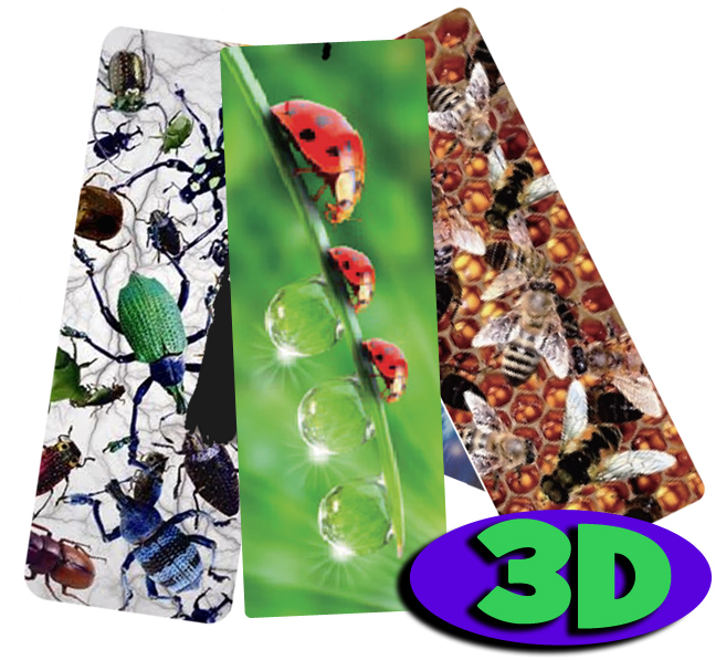 3D bookmarks end of term gift