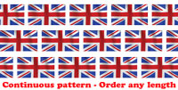 Union Jack Flag roll borders