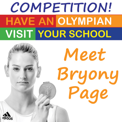 School Stamps Competition with Olympian Bryony Page