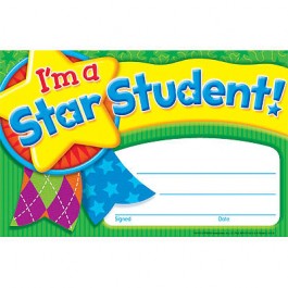 I'm a Star Student Trend Award Certificate